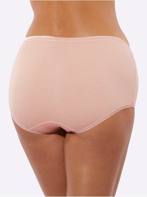 Culotte Taille Haute 50% Modal - Taille Standard - Witt - Lot de 2 - Kiabi