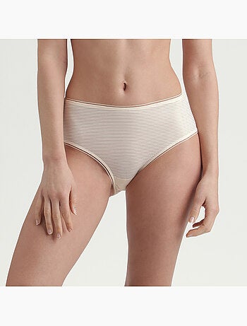 Culotte taille haute à rayures Dim x Inès de La Fressange,