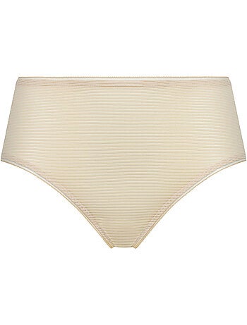 Culotte taille haute à rayures Dim x Inès de La Fressange,