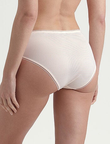 Culotte taille haute à rayures Dim x Inès de La Fressange,