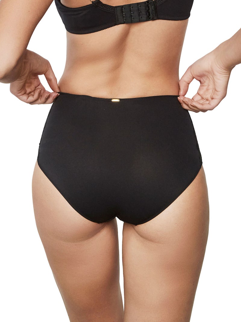 Culotte taille haute AGATHA Noir - Kiabi