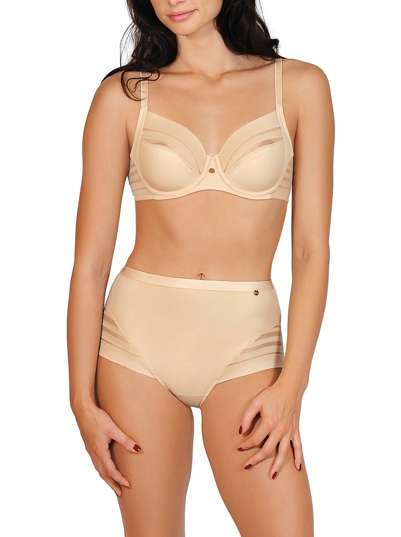 Culotte taille haute Alegra Beige - Kiabi