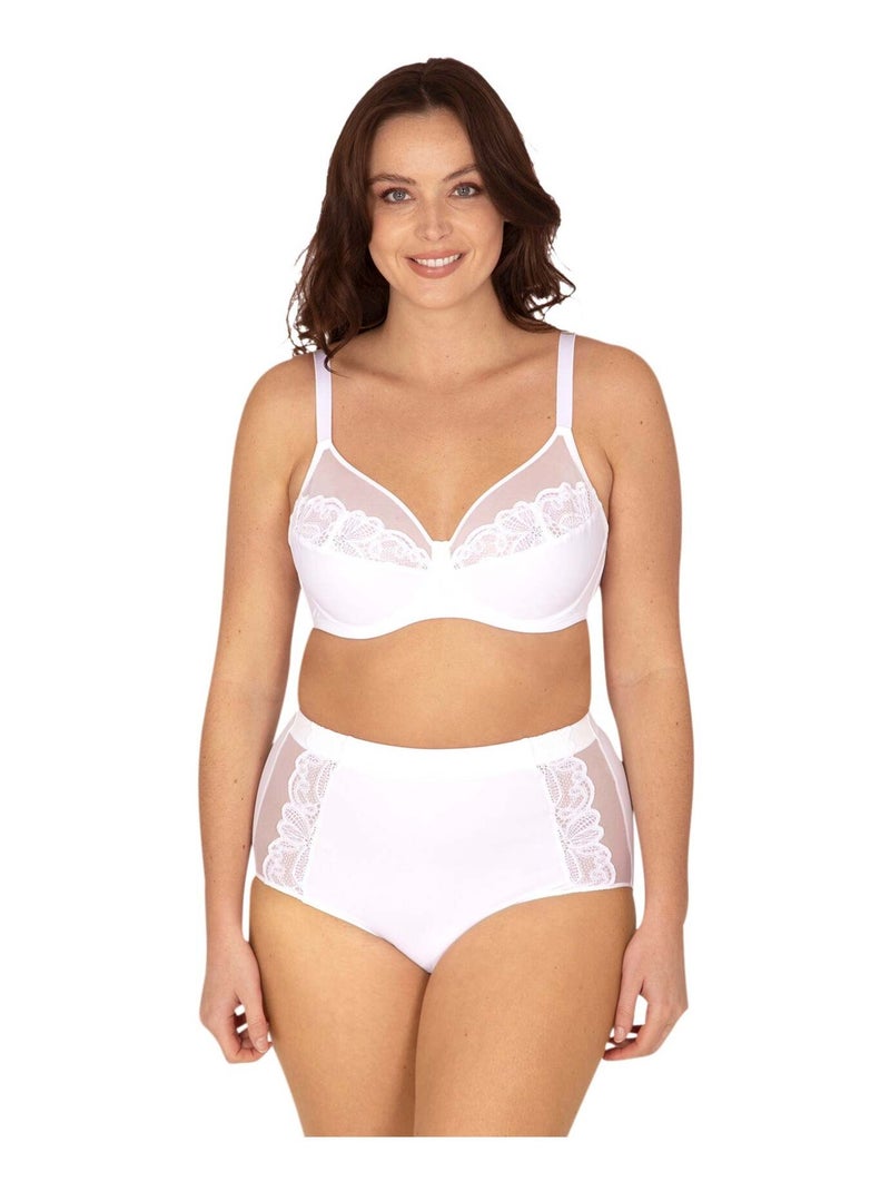 Culotte taille haute ALLURE Blanc - Kiabi