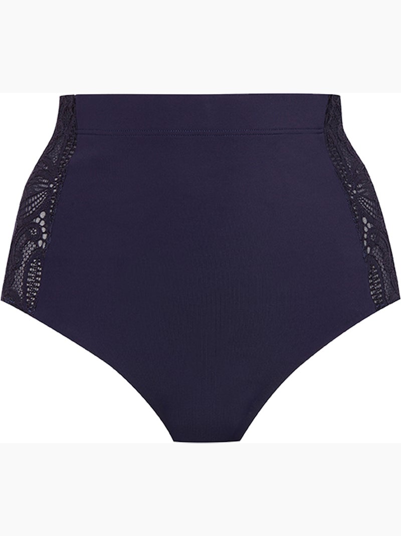 Culotte taille haute ALLURE Bleu nuit - Kiabi