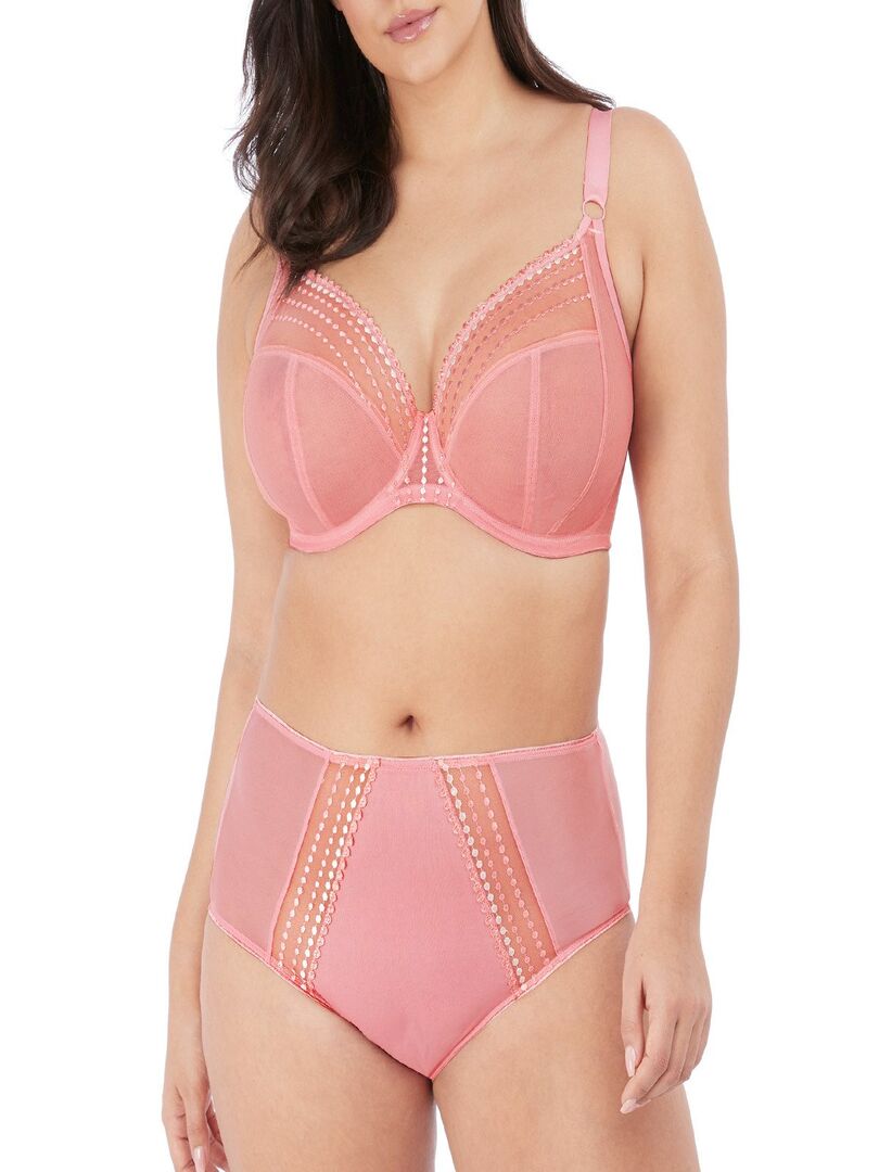 Culotte taille haute avec transparence Matilda Rose - Kiabi