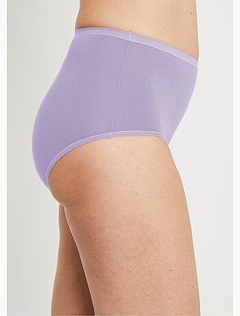 Culotte taille haute bi-extensible - lot de 4 - Afibel