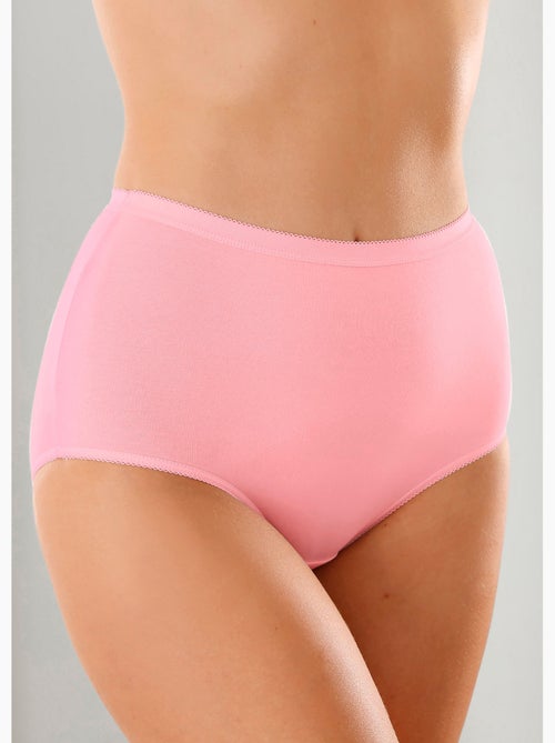 Culotte taille haute bi-extensible - lot de 4 - Afibel - Kiabi