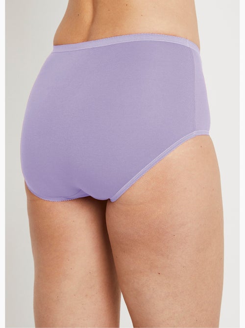 Culotte taille haute bi-extensible - lot de 4 - Afibel - Kiabi
