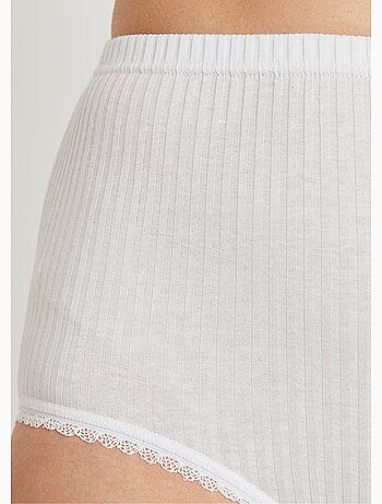Culotte taille haute coton - lot de 4 - Afibel