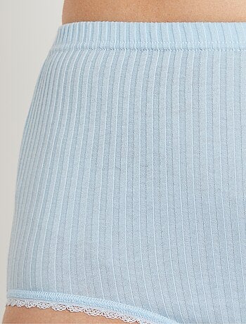 Culotte taille haute coton - lot de 4