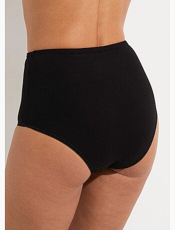 Culotte taille haute coton - lot de 6 - Afibel