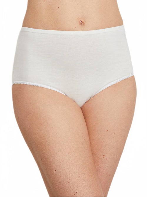 Culotte taille haute coton - lot de 6 - Kiabi