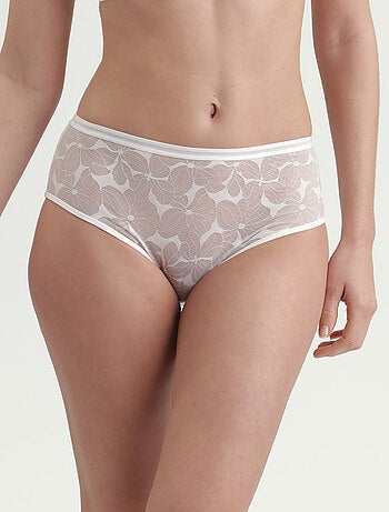 Culotte Taille Haute Coupe Vintage Bloom