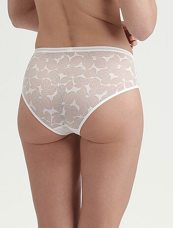 Culotte Taille Haute Coupe Vintage Bloom