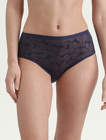 Culotte Taille Haute Coupe Vintage Bloom