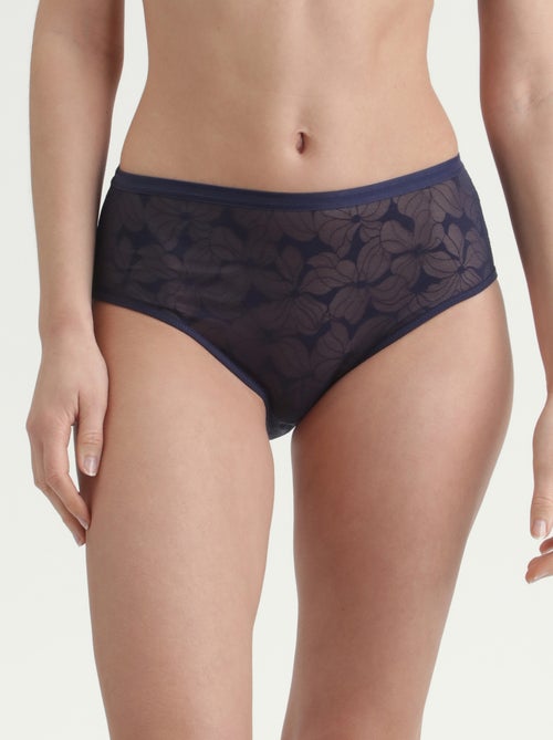 Culotte Taille Haute Coupe Vintage Bloom - Kiabi