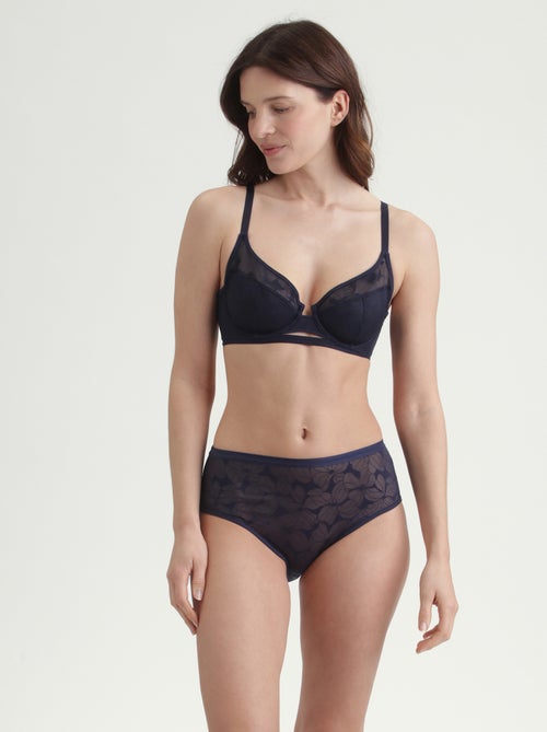 Culotte Taille Haute Coupe Vintage Bloom - Kiabi