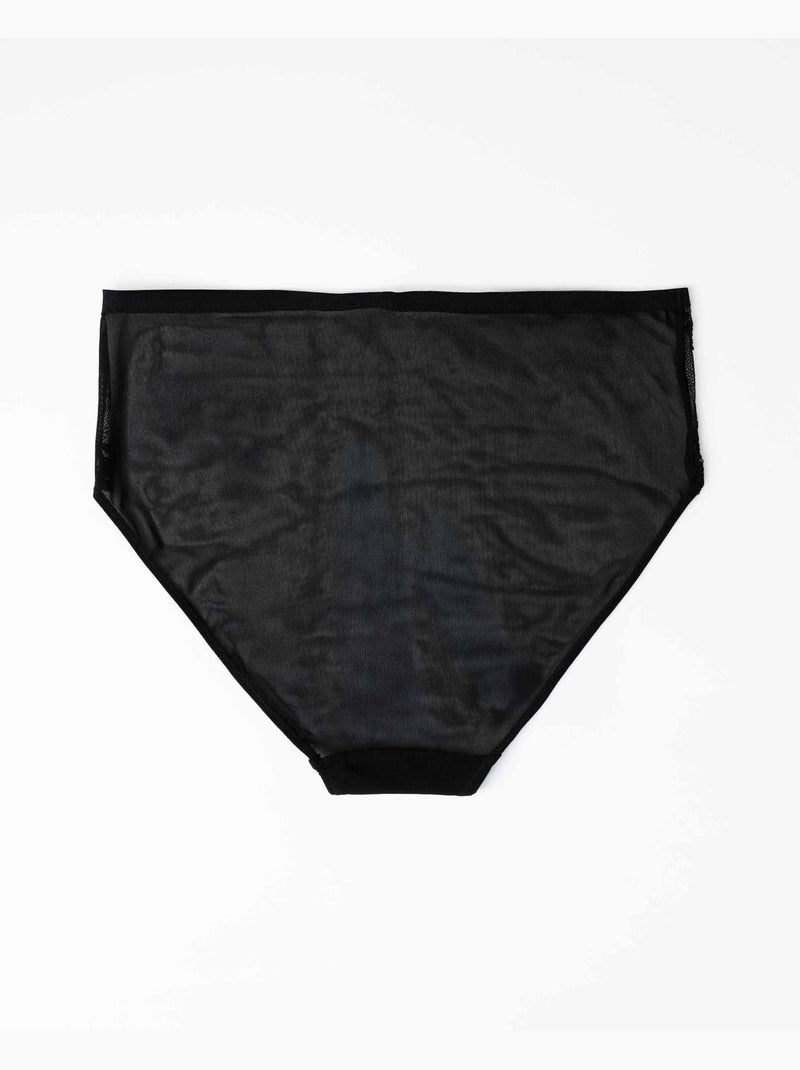 Culotte taille haute de Noël pour femme ADMAS avec emballage cadeau Noir - Kiabi