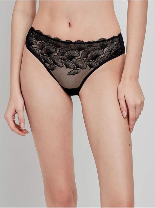 Culotte taille haute dentelle - Kiabi