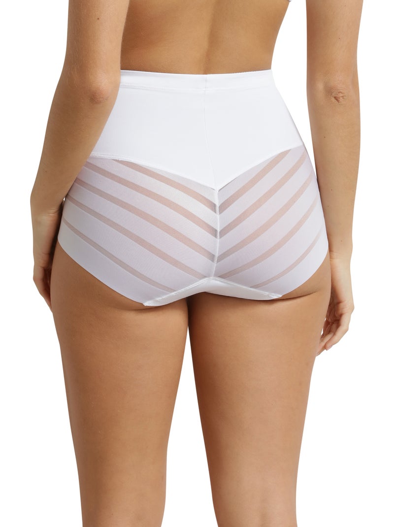 Culotte Taille Haute Diam's Control Medium Blanc - Kiabi