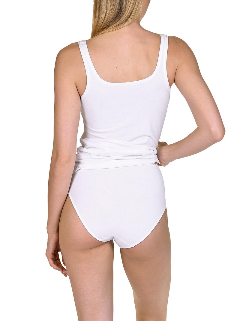 Culotte taille haute Emma Blanc - Kiabi