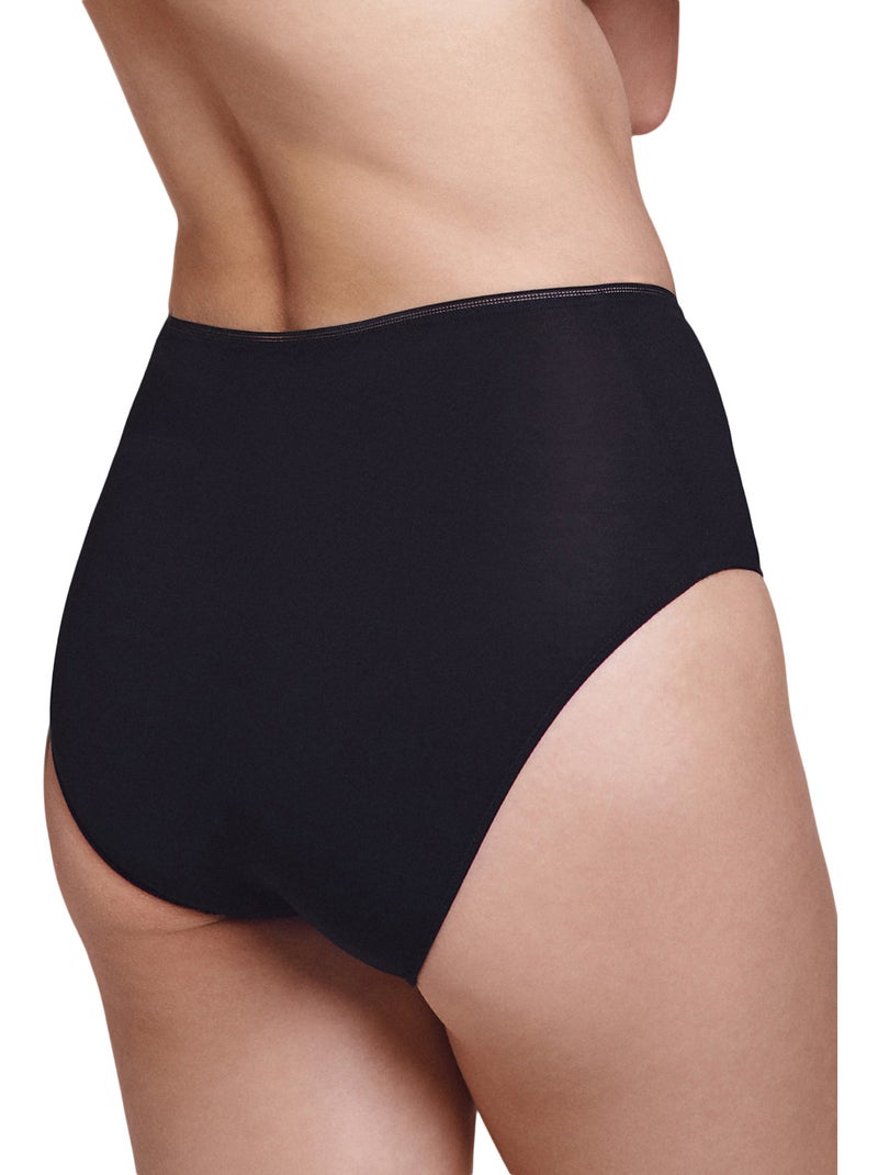 Culotte taille haute Emma Noir - Kiabi