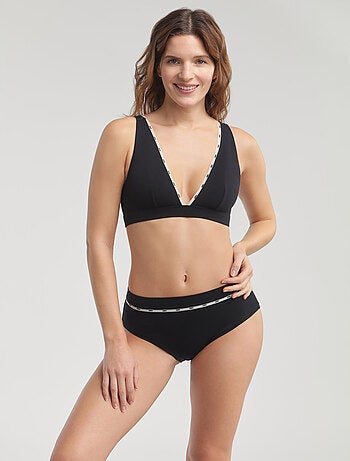 Culotte taille haute en coton modal Icons Essentiel