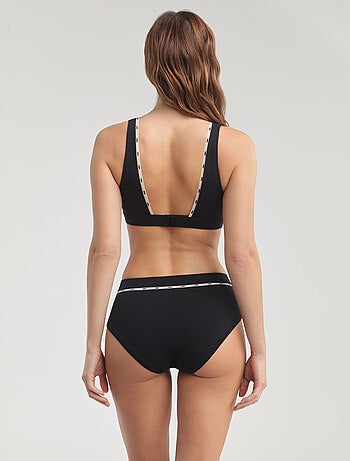 Culotte taille haute en coton modal Icons Essentiel