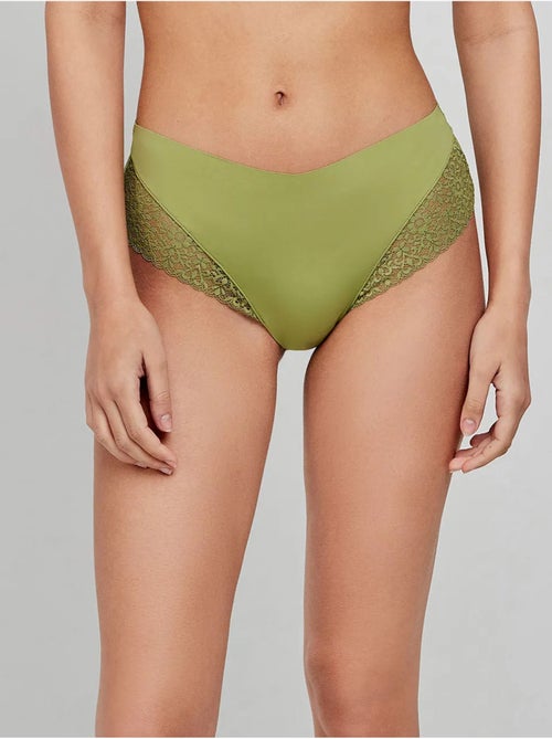 Culotte taille haute en dentelle extra-plate - Kiabi