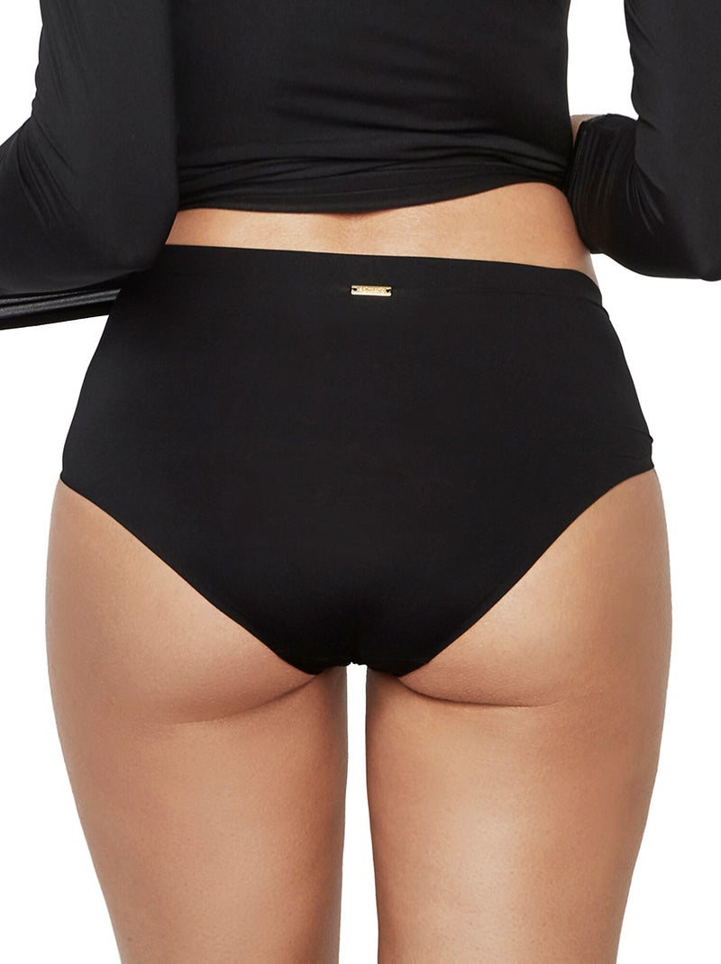 Culotte taille haute ESSENTIALS Noir - Kiabi