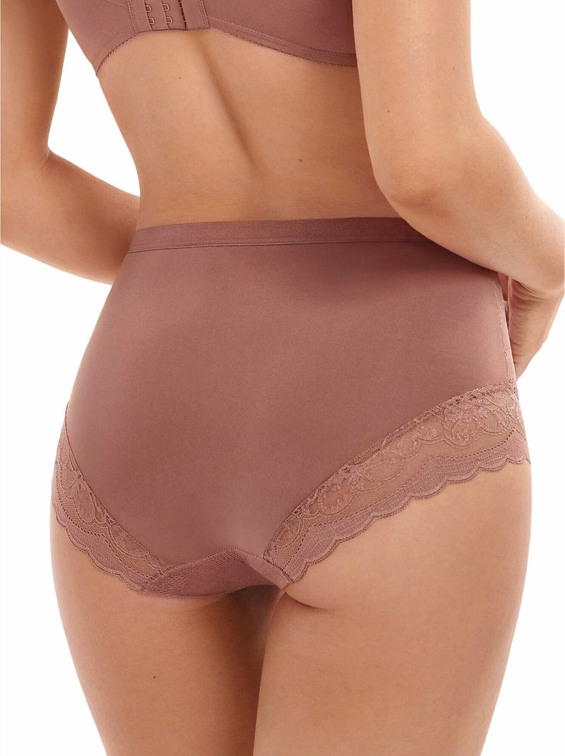 Culotte taille haute EVELYN Beige - Kiabi