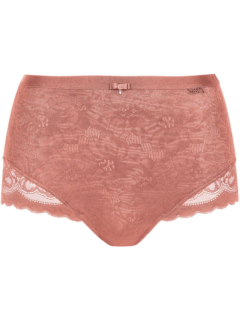 Culotte taille haute EVELYN Beige - Kiabi