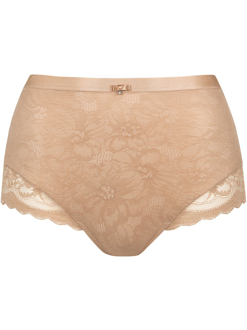 Culotte taille haute EVELYN Beige - Kiabi