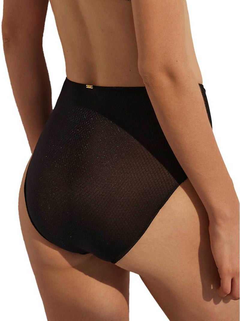 Culotte taille haute Flavia Noir - Kiabi