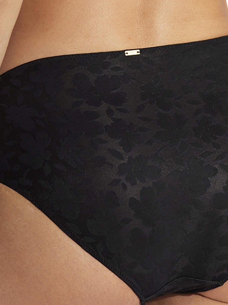 Culotte taille haute Gabrielle Noir - Kiabi