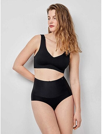 Culotte taille haute gainante sans coutures à effet réducteur