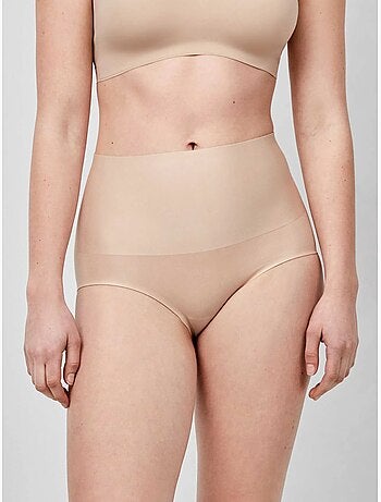 Culotte taille haute gainante sans coutures à effet réducteur