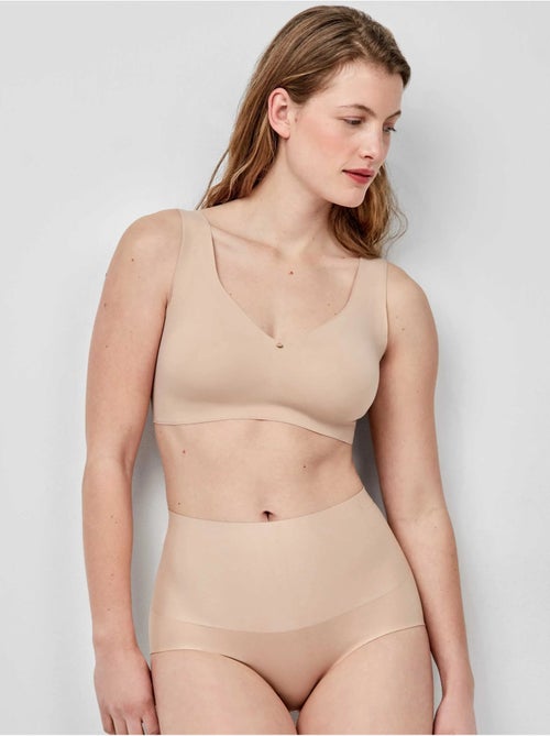Culotte taille haute gainante sans coutures à effet réducteur - Kiabi