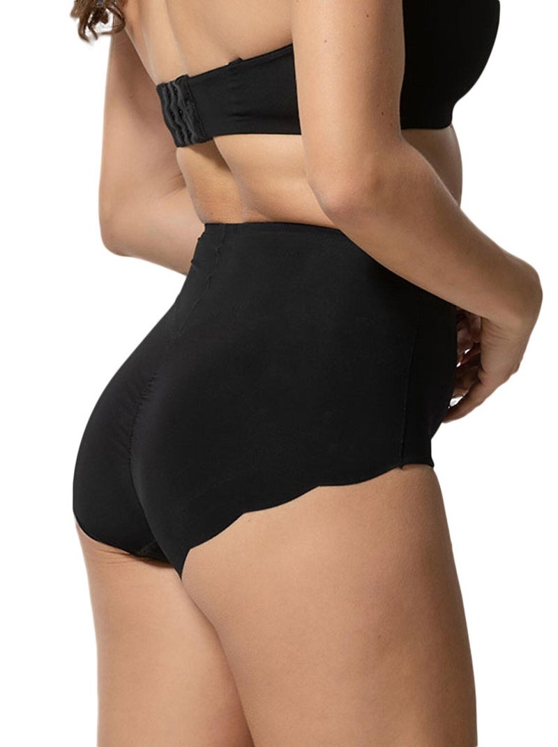 Culotte taille haute gainante Secret Sense Noir - Kiabi