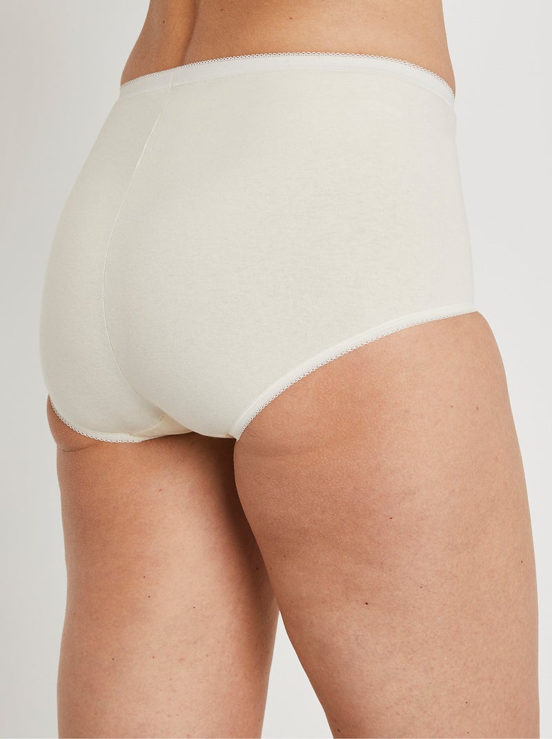 Culotte taille haute galbante - Afibel Beige - Kiabi