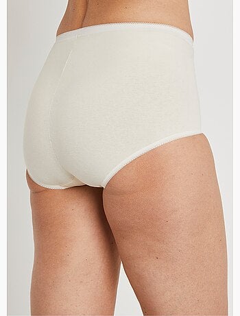 Culotte taille haute galbante - lot de 3 + 1 GRATUITE - Afibel