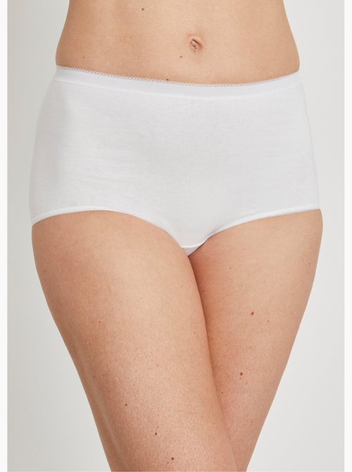 Culotte taille haute galbante - lot de 3 + 1 GRATUITE - Afibel - Kiabi