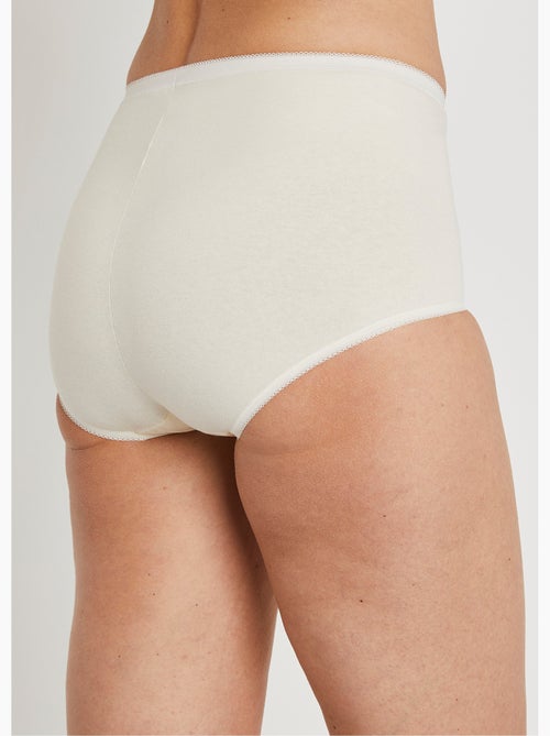 Culotte taille haute galbante - lot de 3 + 1 GRATUITE - Afibel - Kiabi