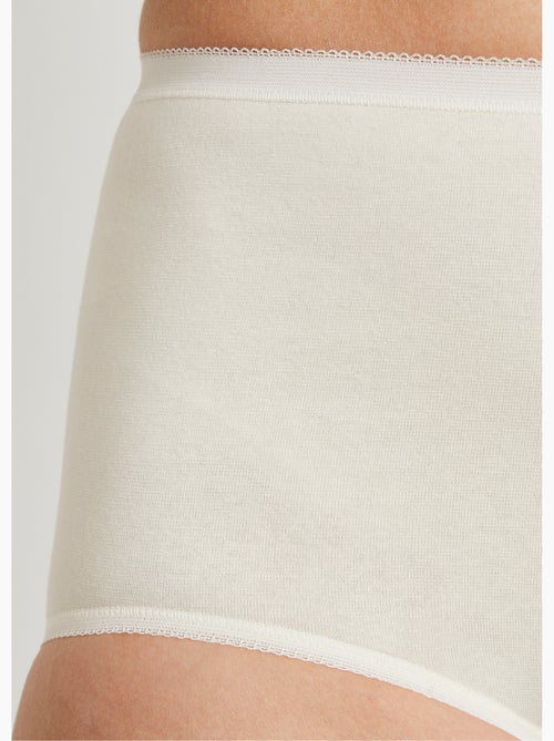 Culotte taille haute galbante - lot de 3 + 1 GRATUITE - Afibel - Kiabi