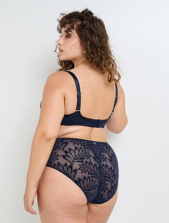 Culotte taille haute grande taille Fantine - RougeGorge Lingerie