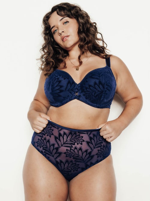 Culotte taille haute grande taille Fantine - RougeGorge Lingerie - Kiabi