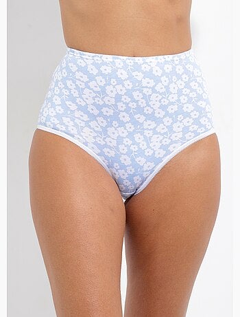 Culotte taille haute imprimée - lot de 4 - afibel