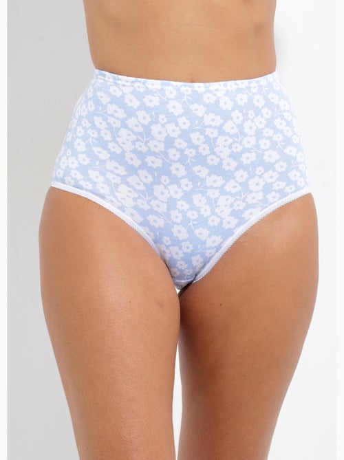 Culotte taille haute imprimée - lot de 4 - afibel - Kiabi Culotte taille haute imprimée - lot de 4 - afibel - Kiabi