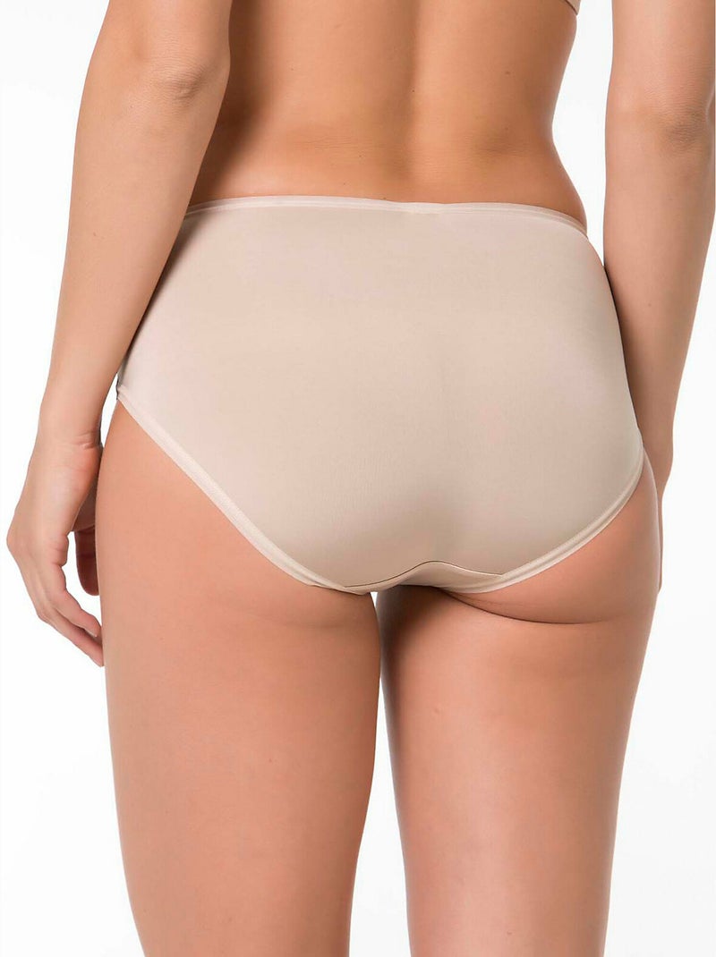 Culotte taille haute invisible Beige - Kiabi