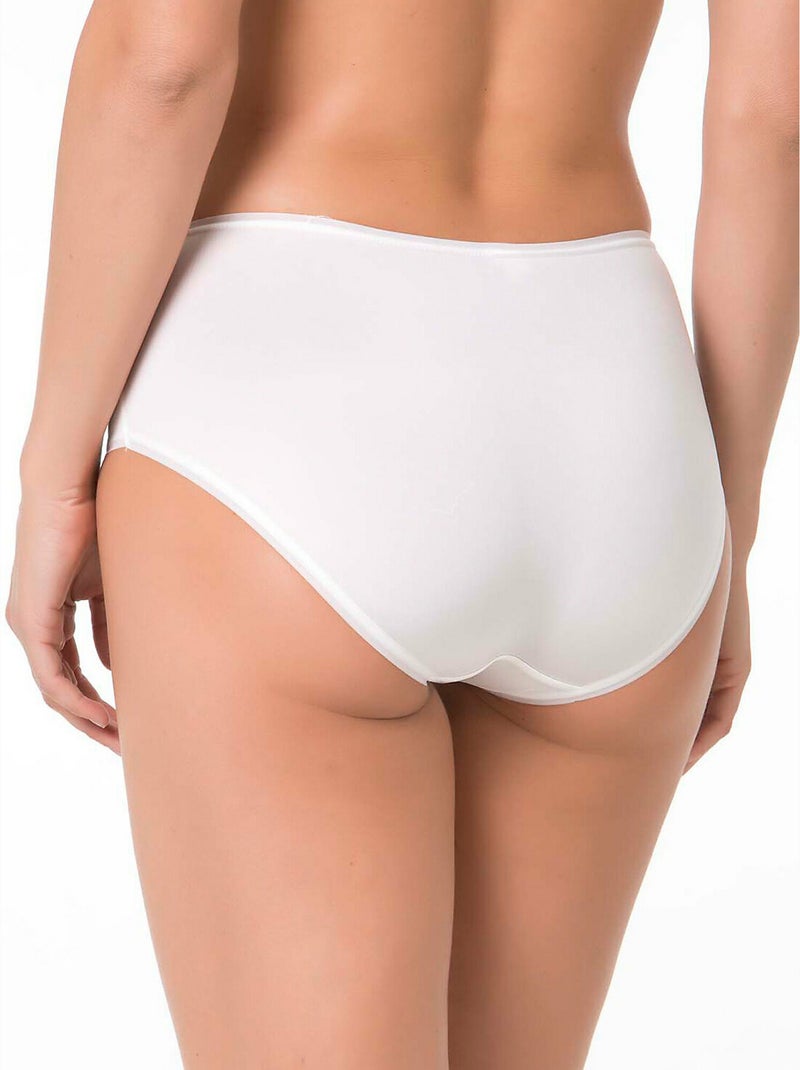 Culotte taille haute invisible Ecru - Kiabi